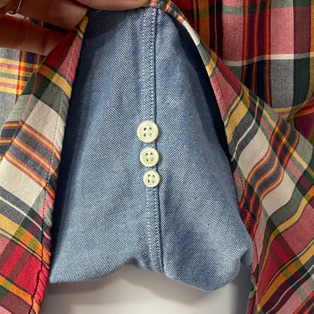 NWOT XL Polo Ralph Lauren Multi Color Plaid Long Sleeve Button Down - Picture 11 of 11